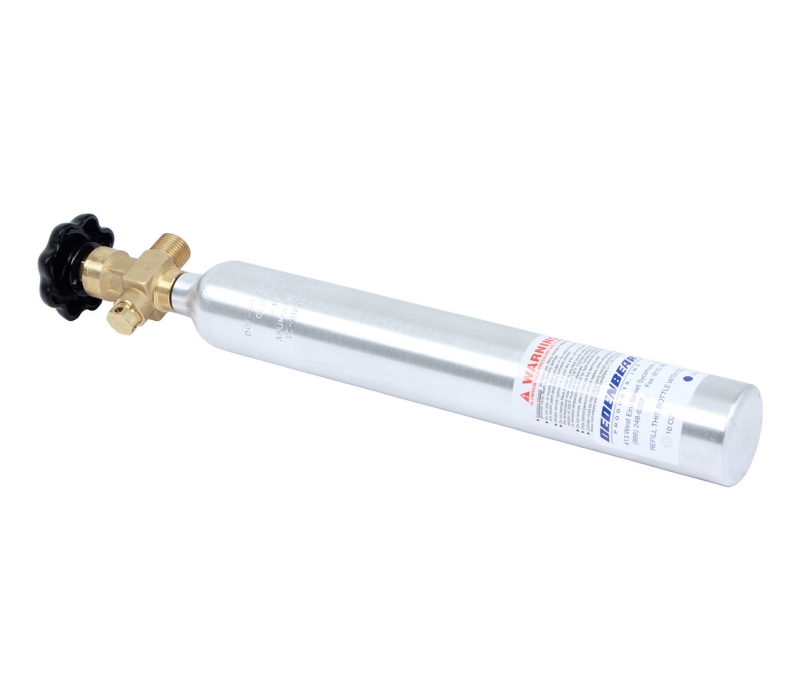 DEDENBEAR 10oz. CO2 Bottle w/Valve