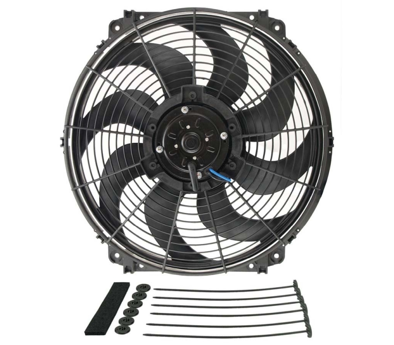 DERALE 16in Tornado Electric Fan w/Standard Mount Kit