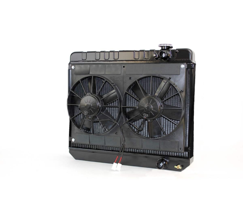 DeWitts LSX Conversion Radiator C10 TRUCK SB / BB CF, Black Ice