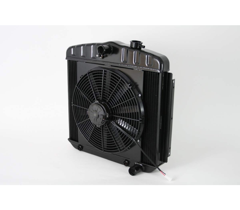 DeWitts LSX Conversion Radiator BEL AIR / 150 / 210 V6 CF, Black Ice