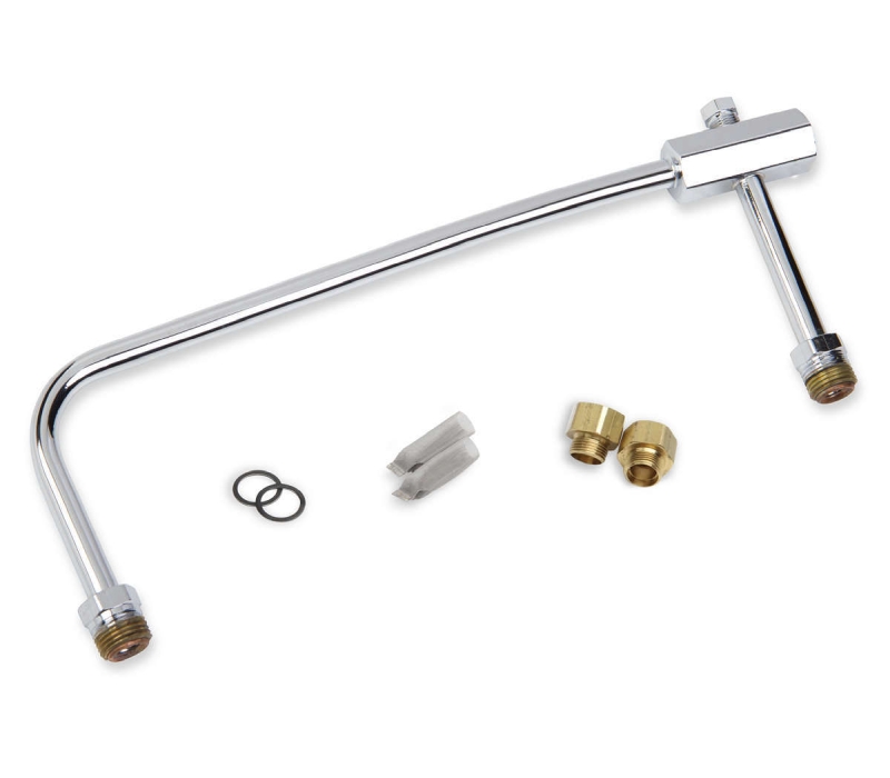 DEMON CARBURETION Chrome Fuel Line