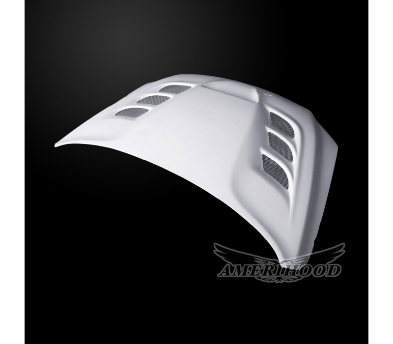 Amerihood Dodge Ram 1500 Type VIP Style Functional Ram Air Heat Extractor Hood