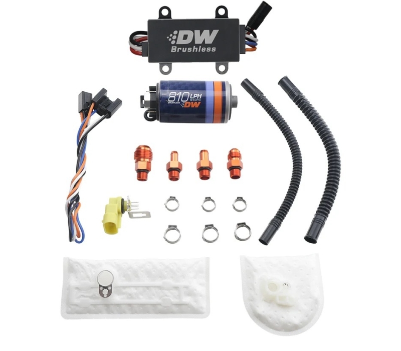 Deatschwerks DW810 Brushless 810lph In-Tank Brushless Fuel Pump w/ 9-1002 + Dual Speed Controller