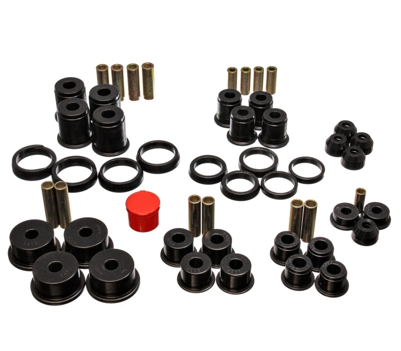 Energy Suspension 84-01 Jeep Cherokee/Wagoneer/Comanche Black Hyper-Flex Master Bushing Set