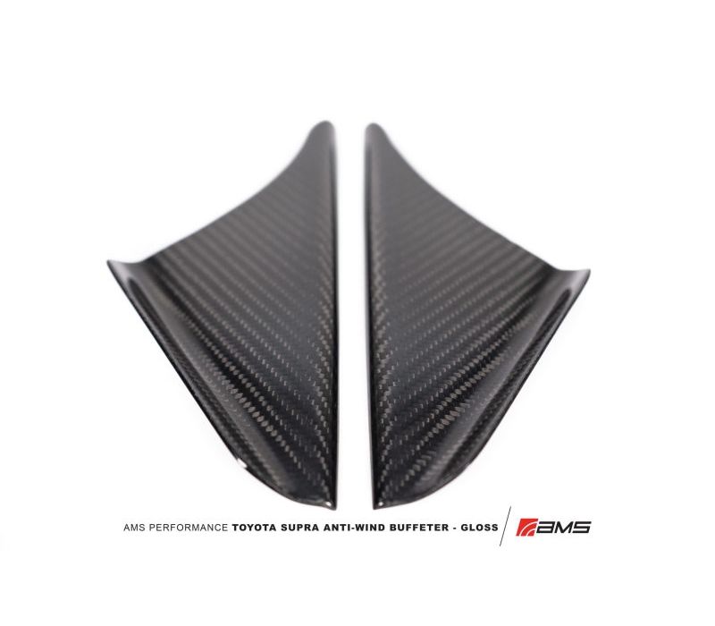 AMS Performance 2020+ Toyota GR Supra Anti-Wind Buffeting Kit - Gloss Carbon