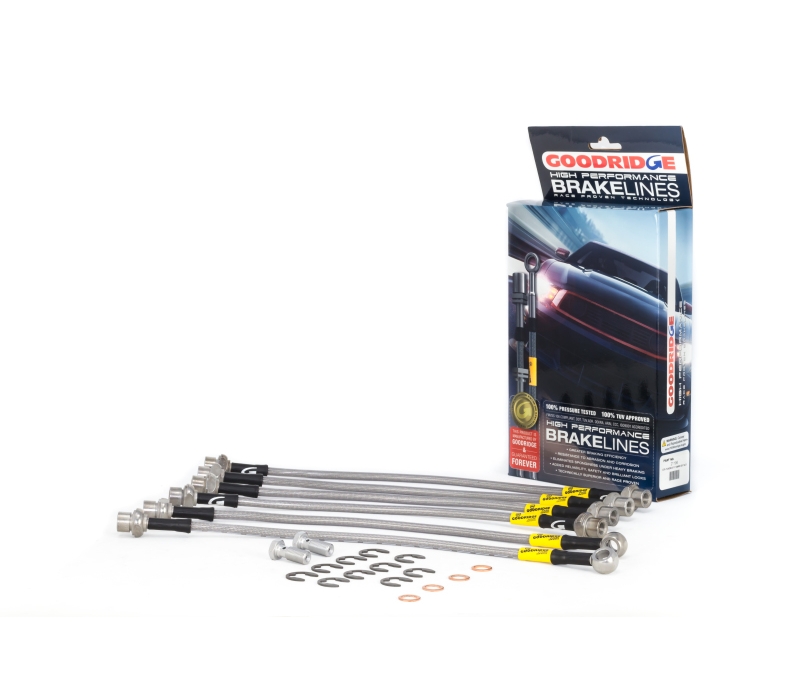 Goodridge 21196 | 08+ Toyota Tundra 2/4WD Brake Lines; 2008-2012
