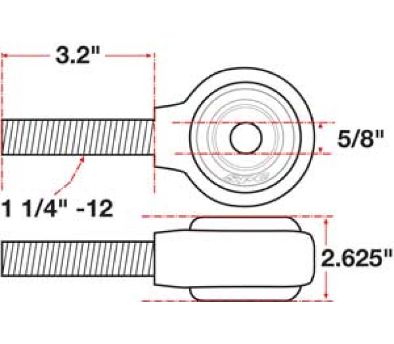SPC Performance XAXIS Rod End Ball Joint