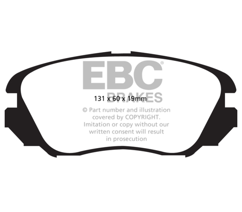 EBC 10+ Buick Allure (Canada) 3.0 Greenstuff Front Brake Pads