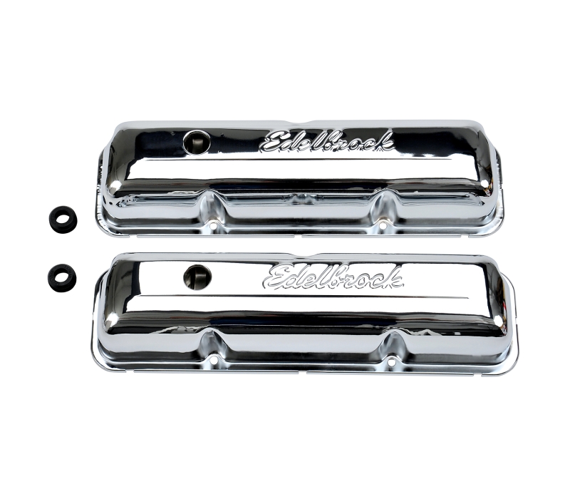 Edelbrock Valve Cover Signature Series Ford 1958-1976 FE V8 Chrome