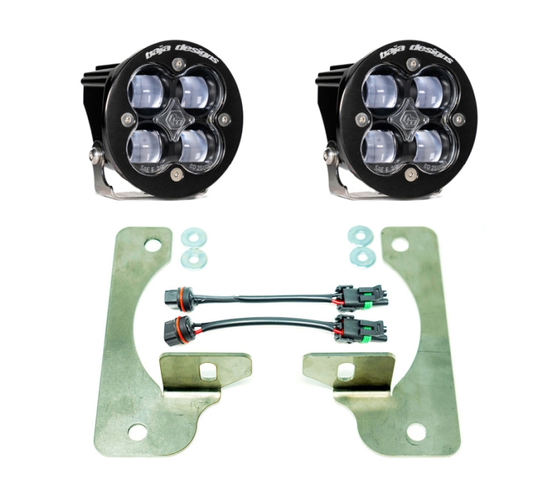Baja Designs Jeep Wrangler JL Squadron-R Fog Light & Fog Pocket Kit