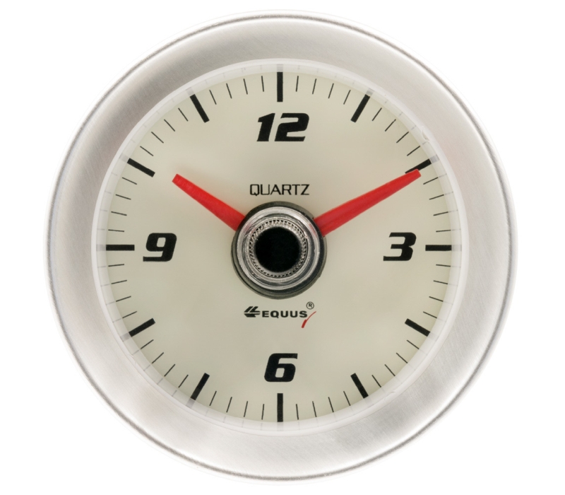 EQUUS 2.0 Dia Quartz Clock 12-Hour 360 Degree Sweep