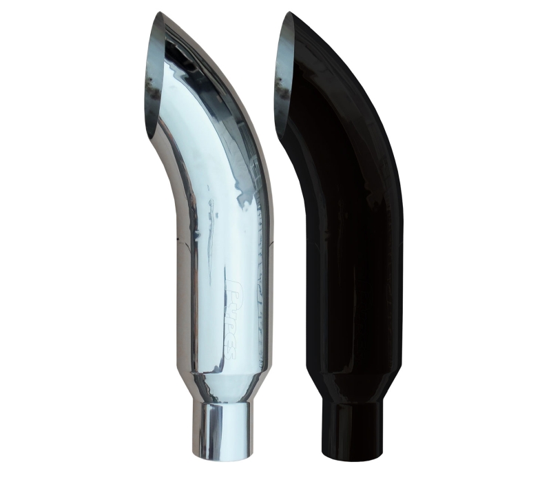 Pypes Diesel Truck 5" in - 6" out, 36" long Stack Tip (each) - Turn Out Black