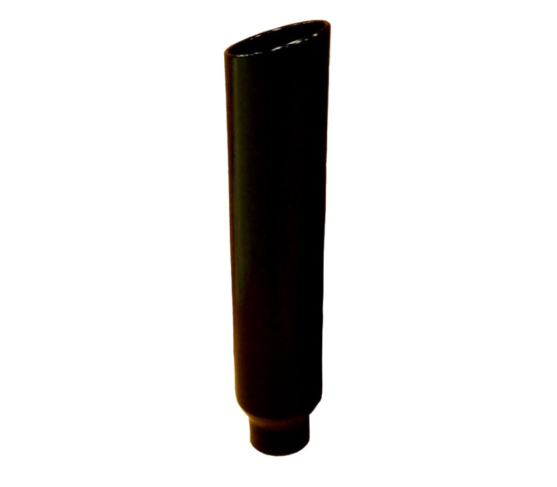 Pypes Diesel Truck 5" in - 10" out, 36" long Stack Tip (each) - Black