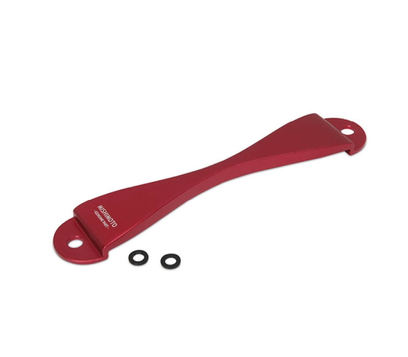 Mishimoto Subaru CNC Battery Tie-Down - Red