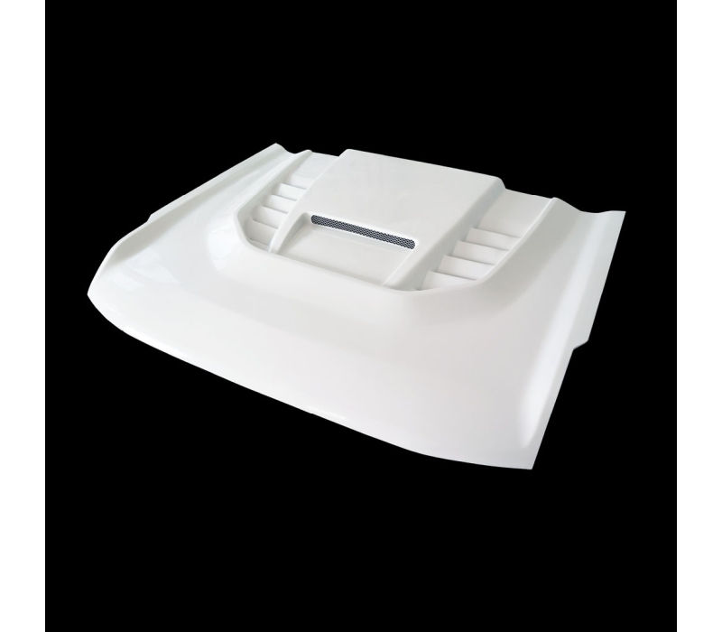 Amerihood Ford Bronco Non-Sport Model STM Style Functional Heat Extraction Ram Air Hood