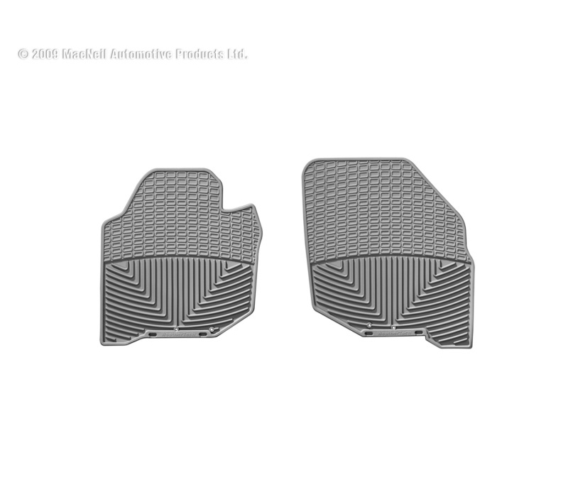 WeatherTech Front Rubber Mats Honda Fit - Grey