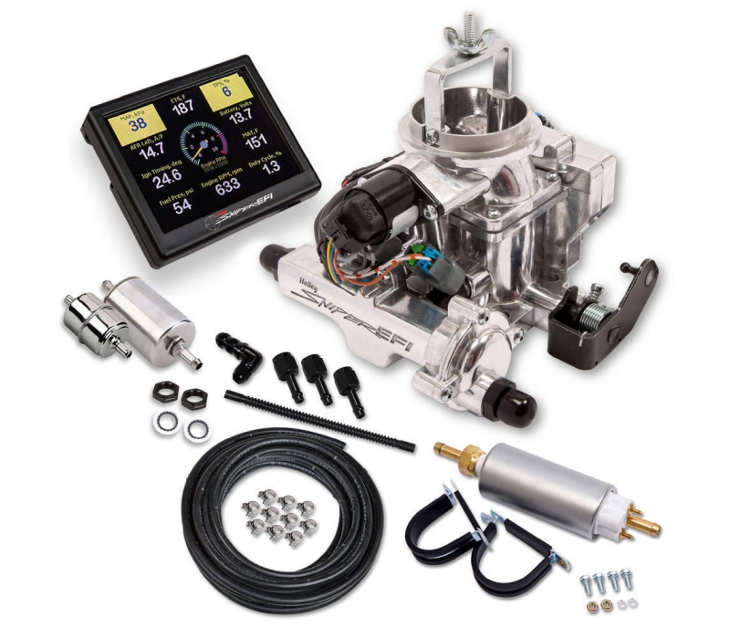 HOLLEY Sniper EFI BBD Jeep CJ Master Kit Shiny Finish