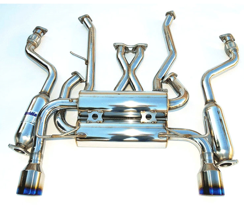 Invidia G37 Coupe Gemini Single Layer Titanium Tips Cat-Back Exhaust System