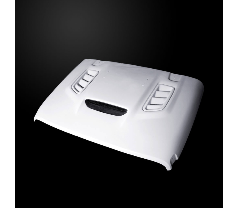 Amerihood Jeep Wrangler JL Type VIP Style Functional Heat Extractor Ram Air Hood
