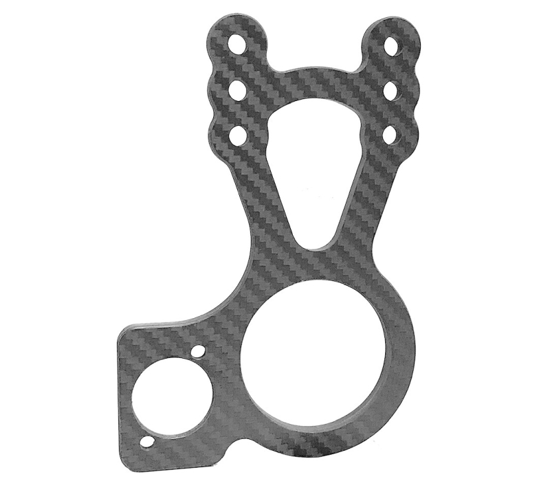King Shocks Carbon Steering Mount Left Side Shut Off