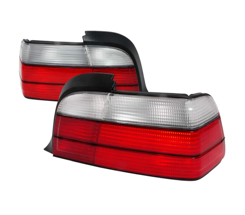 Spec-D Bmw E36 2dr Taillights - Red / Clea (Lt-E362rpw-Dp)