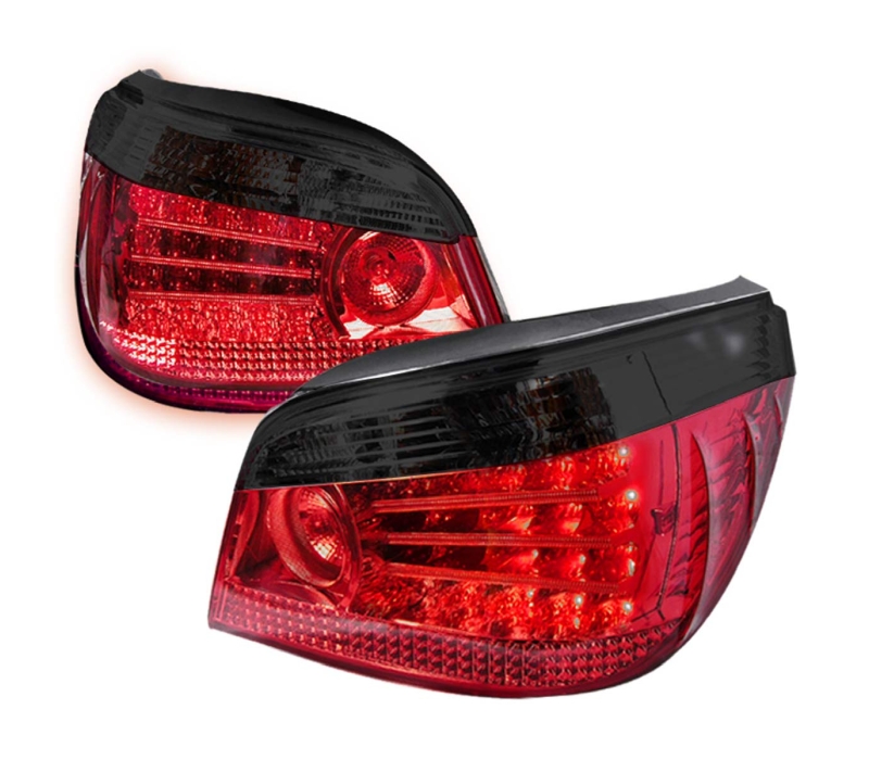 Spec-D Bmw E60 Red / Smoke Led Taillights (Lt-E6004gled-Ks)