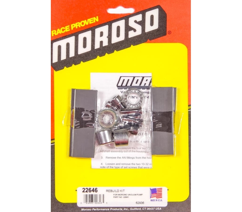 Moroso Vacuum Pump Rebuild Kit - 4 Vane
