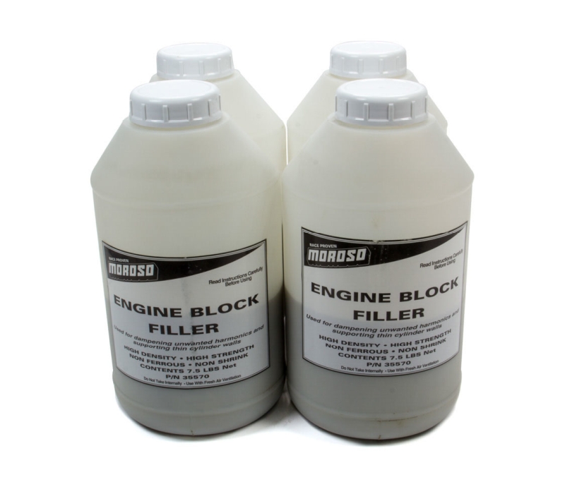 Moroso Engine Block Filler - Case (Four 1 Gallon Containers)
