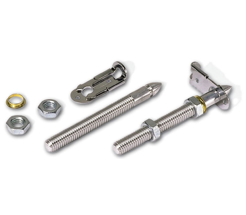 Moroso Quick Release Hood Pin Set - 3/8in Diameter - 2 Pack