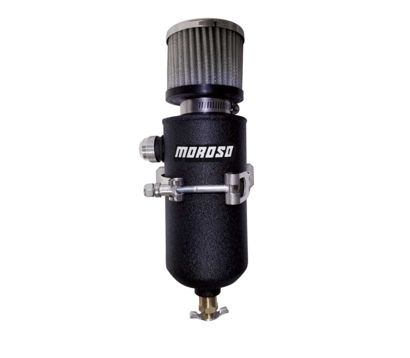 Moroso Remote Breather Tank - w/12an Fitting