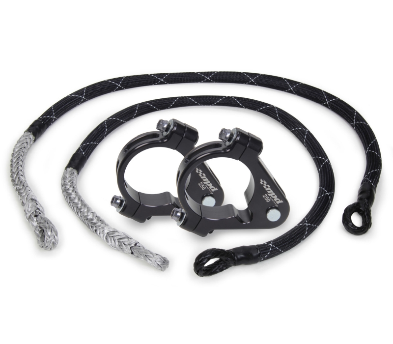 MPD RACING Axle Tether Pair With 2.5in Clamps
