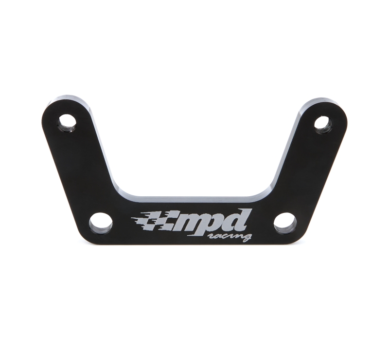 MPD RACING Front Brake Mount Blk Pavement 4in On 5-1/4in
