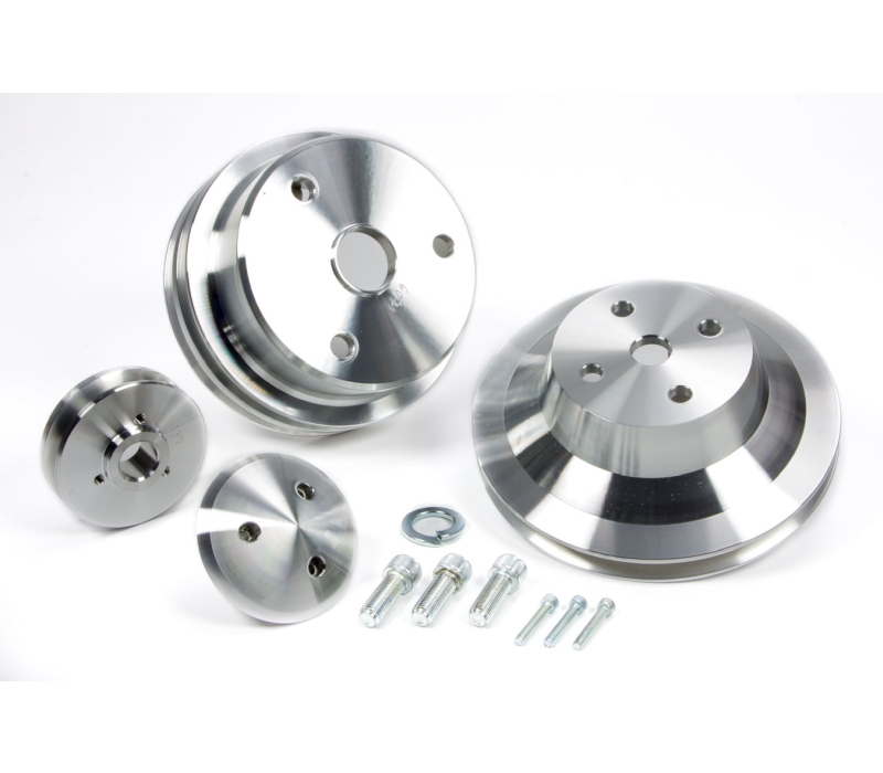 MARCH PERFORMANCE Sb Chevy 3 Pc Pulley Set