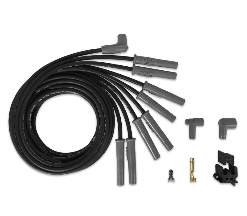 MSD 8.5MM Spark Plug Wire Set - Black