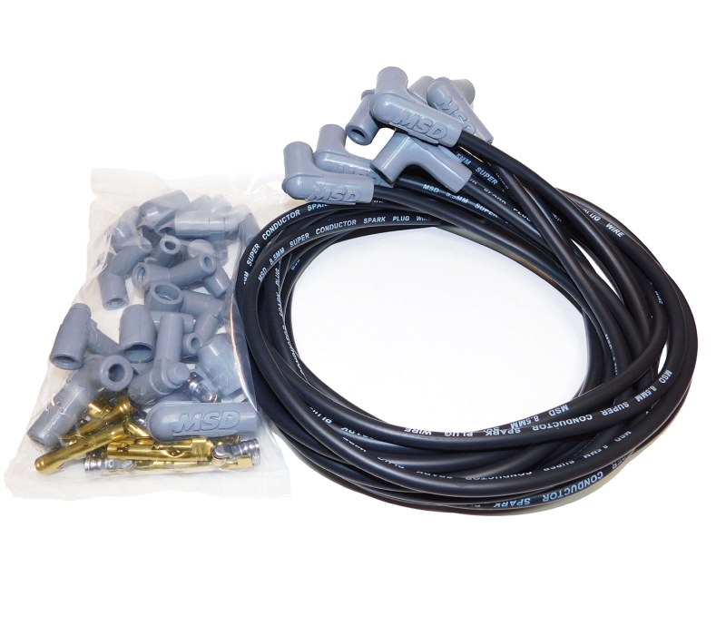 MSD 8.5MM Spark Plug Wire Set - Black