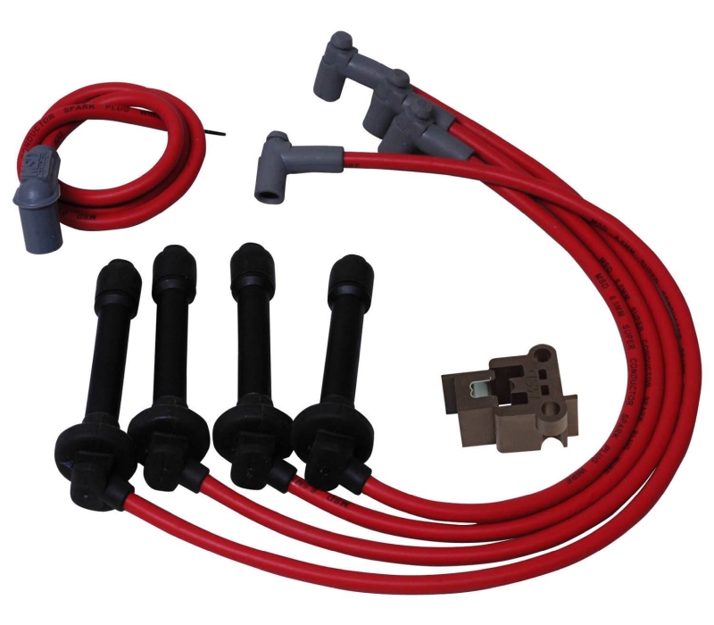 MSD 8.5mm Plug Wire Set - 92-00 Honda 1.6L