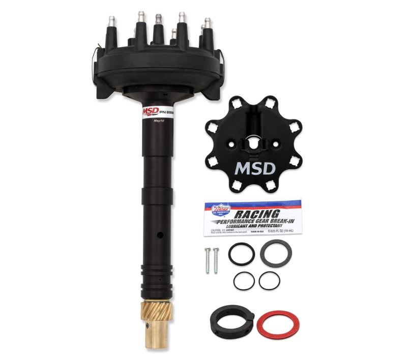MSD BBC L/P Crank Trigger Distributor - Black