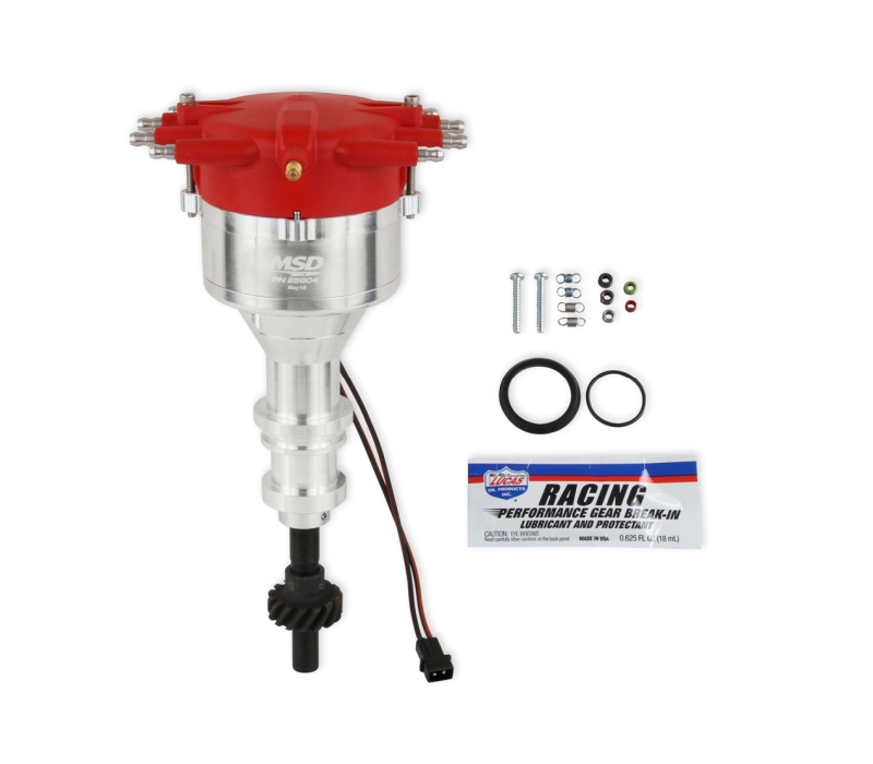 MSD BBF Billet Distributor w/Low Profile Crab Cap