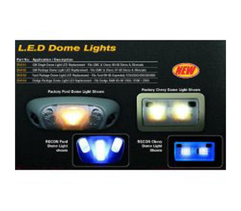 Recon Lighting Ford Dome Light Set LED Replacement - Fits Ford F-150 04-14 and SVT RAPTOR 09-15