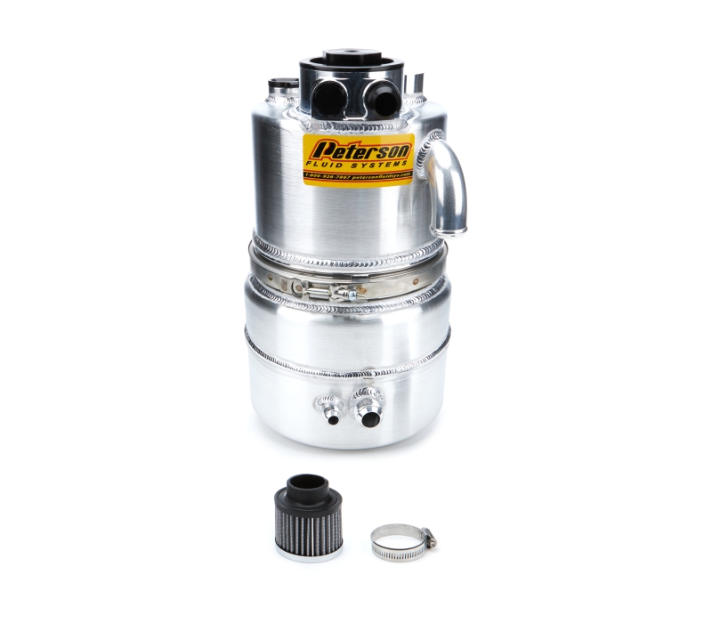 PETERSON FLUID Dry Sump Tank 5Gal w/ 10in Bottom
