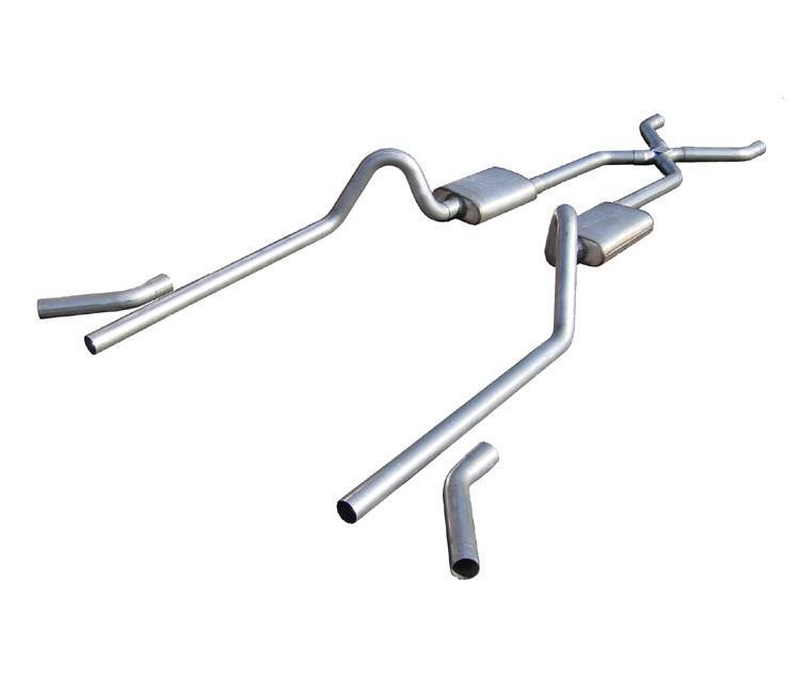 Pypes Exhaust 55-57 Chevy Crossmember Back Exhaust