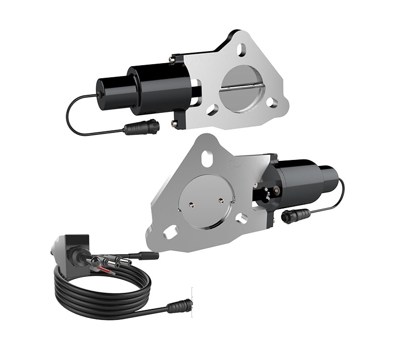 QTP QTEC 2.25in Electric Cutout Valves Kit - Pair