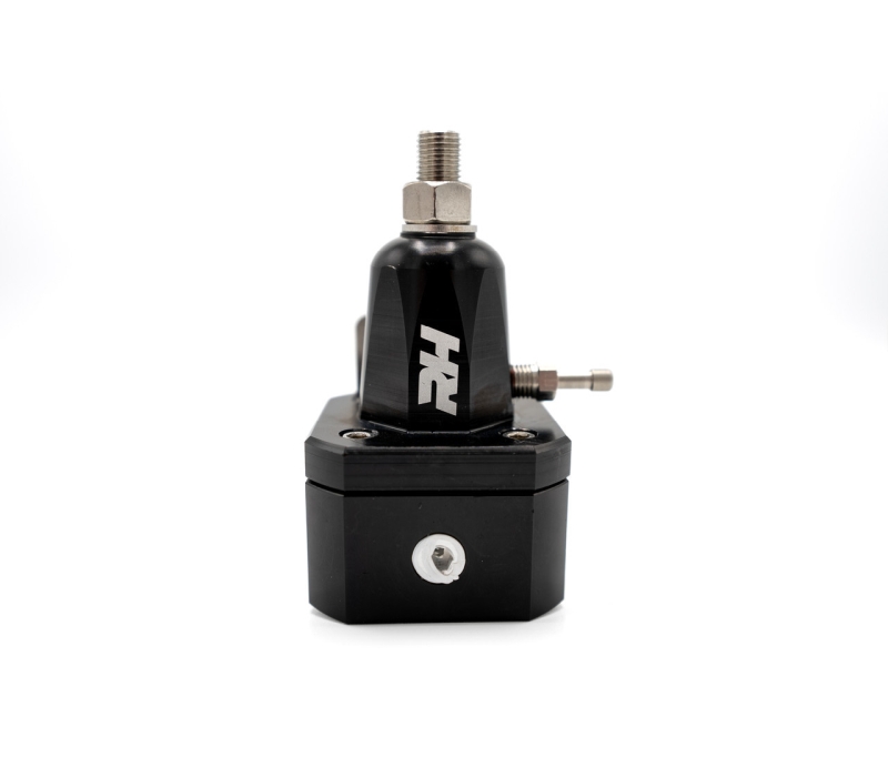 REDHORSE PERFORMANCE 6AN Universal Bypass Fuel Pressure Reg Black