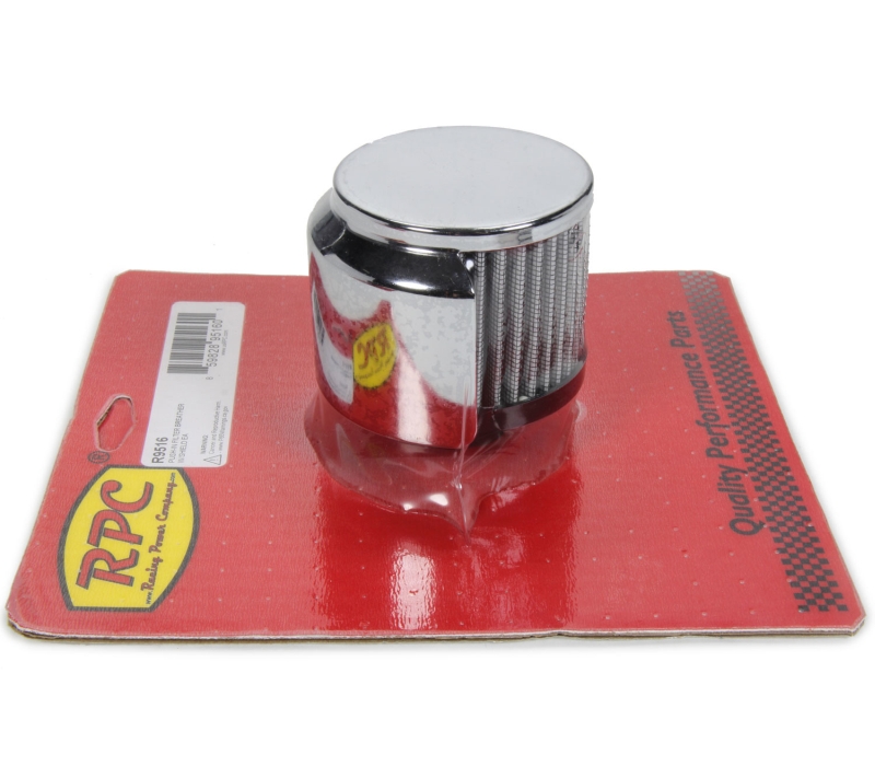 RACING POWER CO-PACKAGED Push-In Filter Breather W/Shield