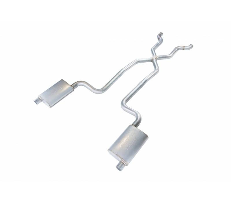 Pypes Corvette C3 2.5" Crossmember-back System NO MUFFLERS