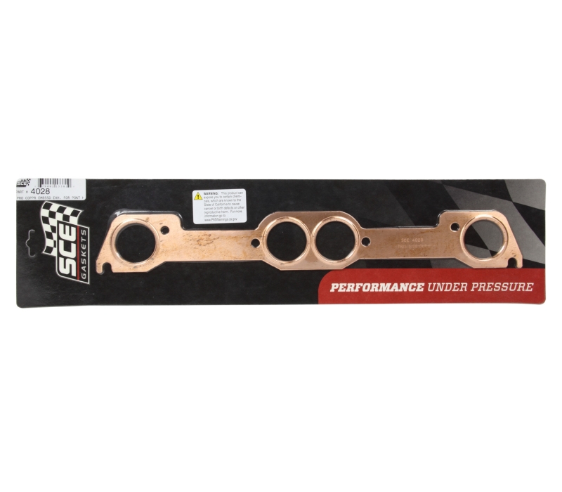 SCE GASKETS Pontiac Copper Exhaust Gaskets