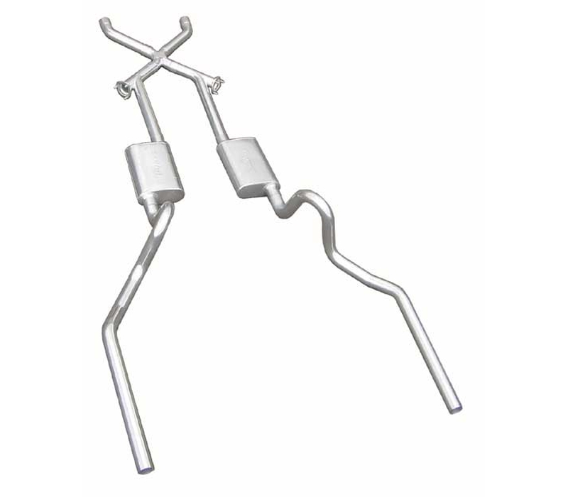 Pypes CHEVELLE 3" Crossmember-back System w / X change StreetPro