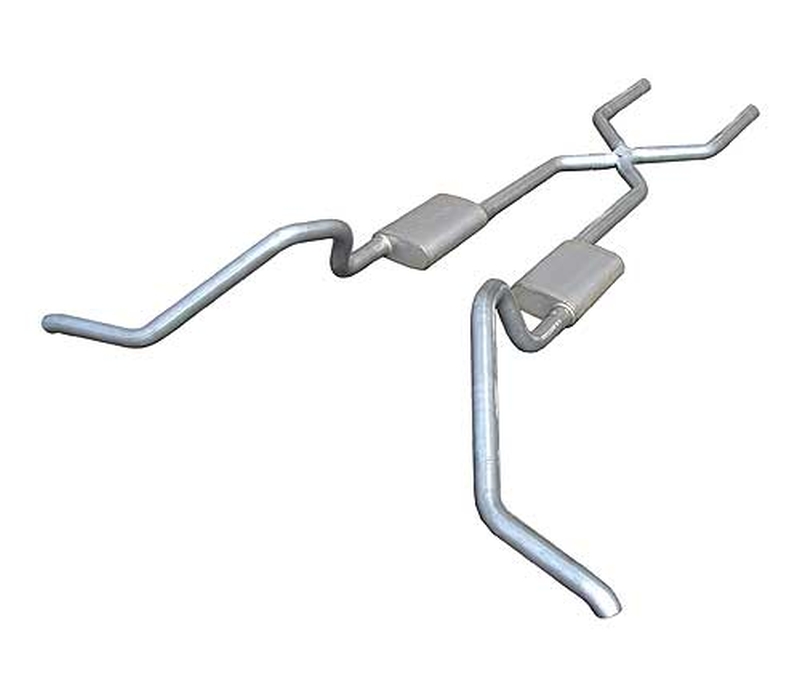 Pypes Impala Cutlass B-body 2.5 inch Crossmember-back Side-Exit System w/ X-pipe StreetPro