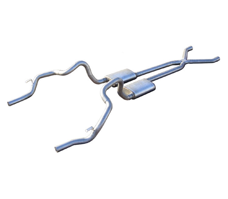 Pypes Camaro Crossmember-back Systems 2.5" Rear-Exit w/ X-pipe StreetPro