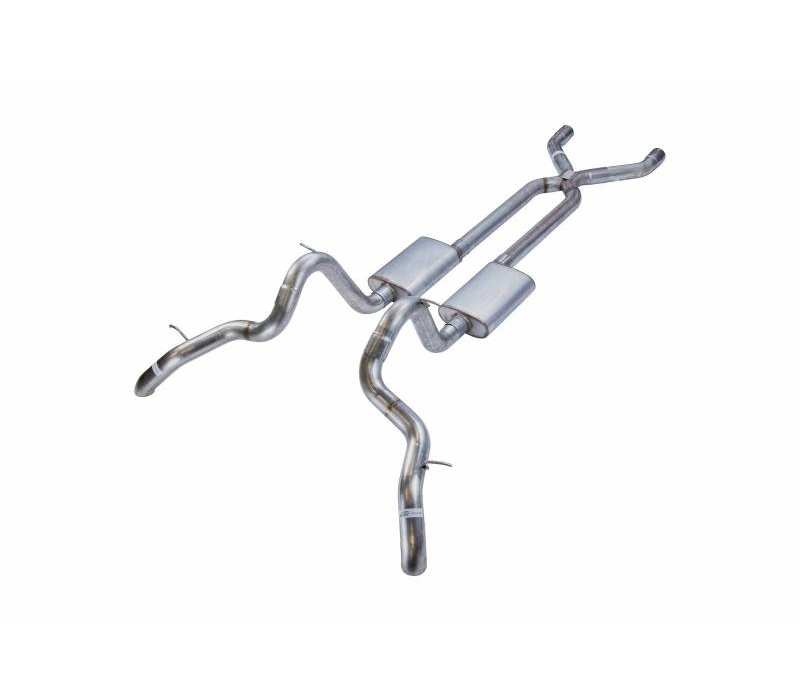 Pypes Camaro DSE Quadra Link Crossmember-back System 3" Rear-Exit without Mufflers